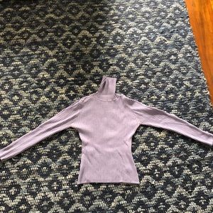 purple turtleneck
